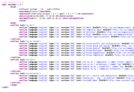 eZ Ecosystem Feeds OPML file