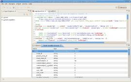 Screenshot of the user interface